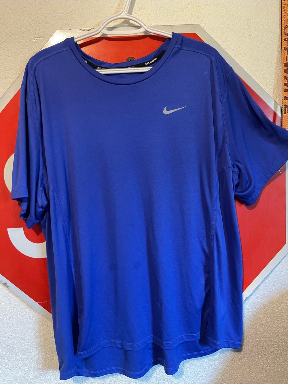 Nike Men’s Short-Sleeve Dri-FIT Tee in Royal Blue